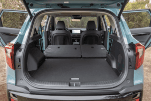 Interior view of a 2024 Kia Seltos