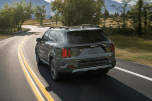 Rear view of a 2024 Kia Sorento
