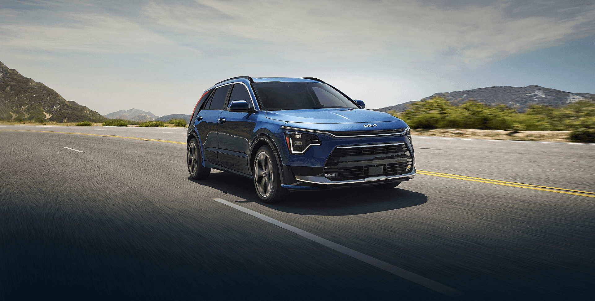 Blue 2024 Kia Niro Plug-In Hybrid