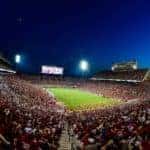 view of a crowd in a sports arena