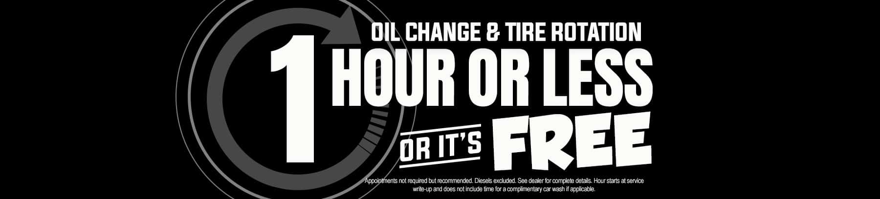 One Hour Oil Change