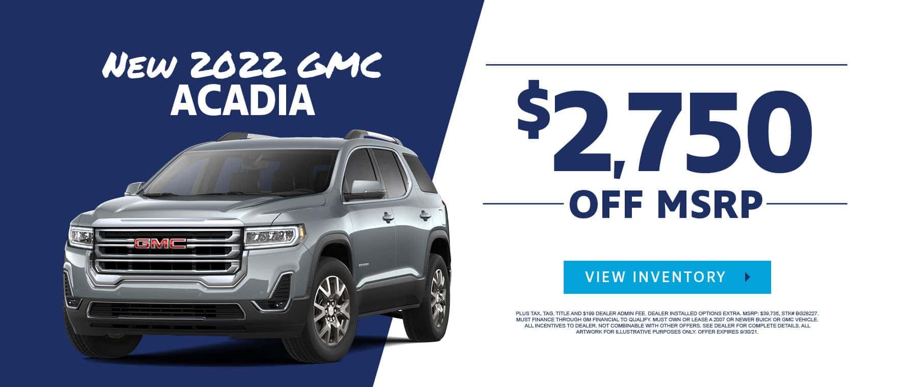 New 2022 GMC Acadia