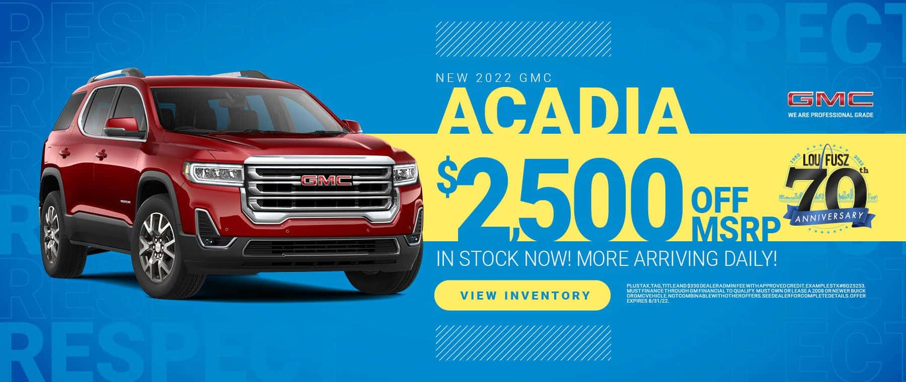 NEW 2022 GMC ACADIA