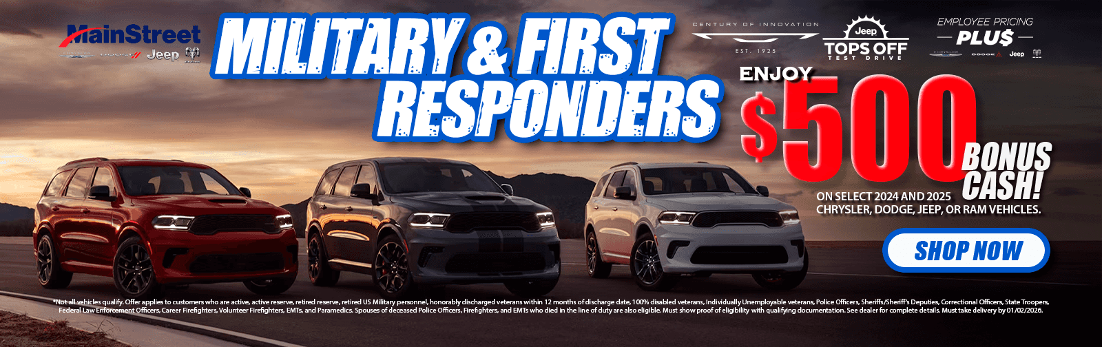 Military and First Responder