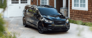 Chrysler Pacifica in Driveway