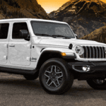 Jeep Wrangler on Kansas Mountainside