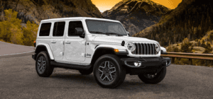 Jeep Wrangler on Kansas Mountainside