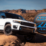 Jeep Grand Cherokee on a hill