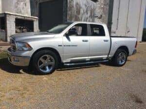 Ram 1500 on a Kansas work site