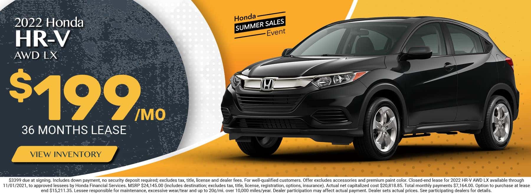 2022 Honda HR-V, AWD LX