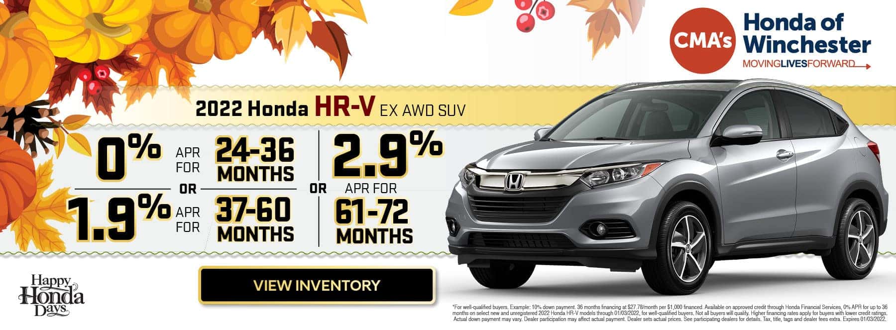2022 HR-V EX AWD SUV