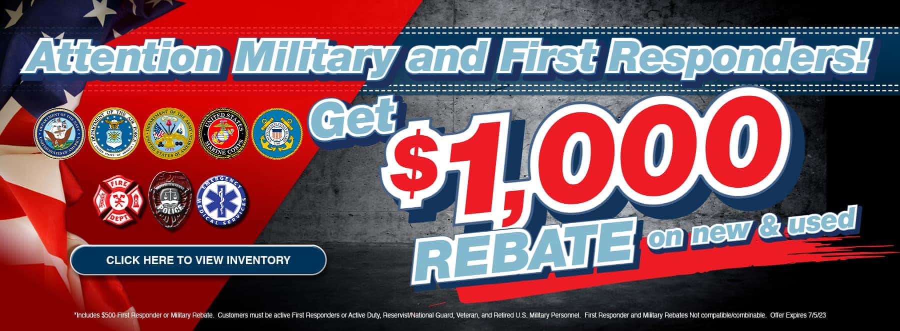 CMAs Honda of Winchester Military Rebate Banner 051623 (1)