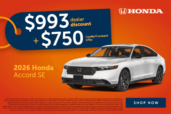 Accord Savings!
