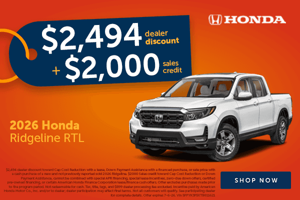 Ridgeline Savings!