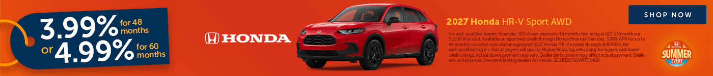 July HR-V Offer