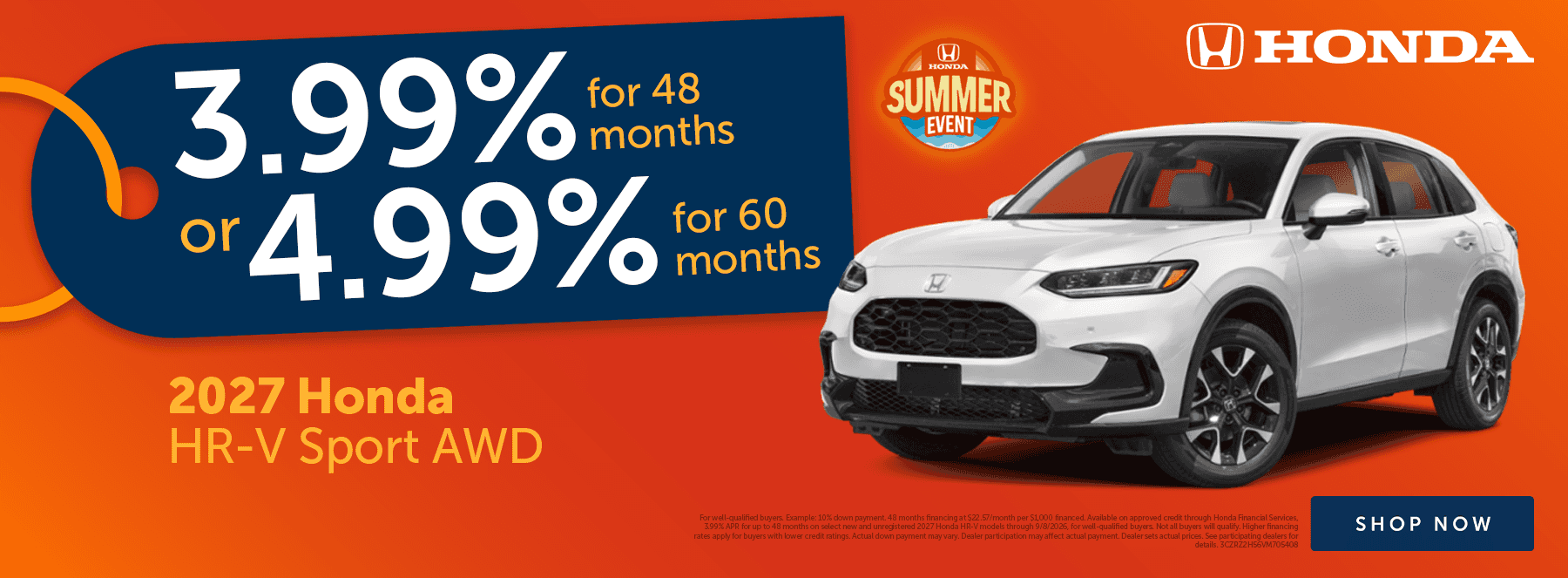 July HR-V Offer