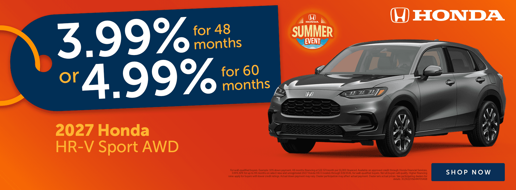 July HR-V Offer
