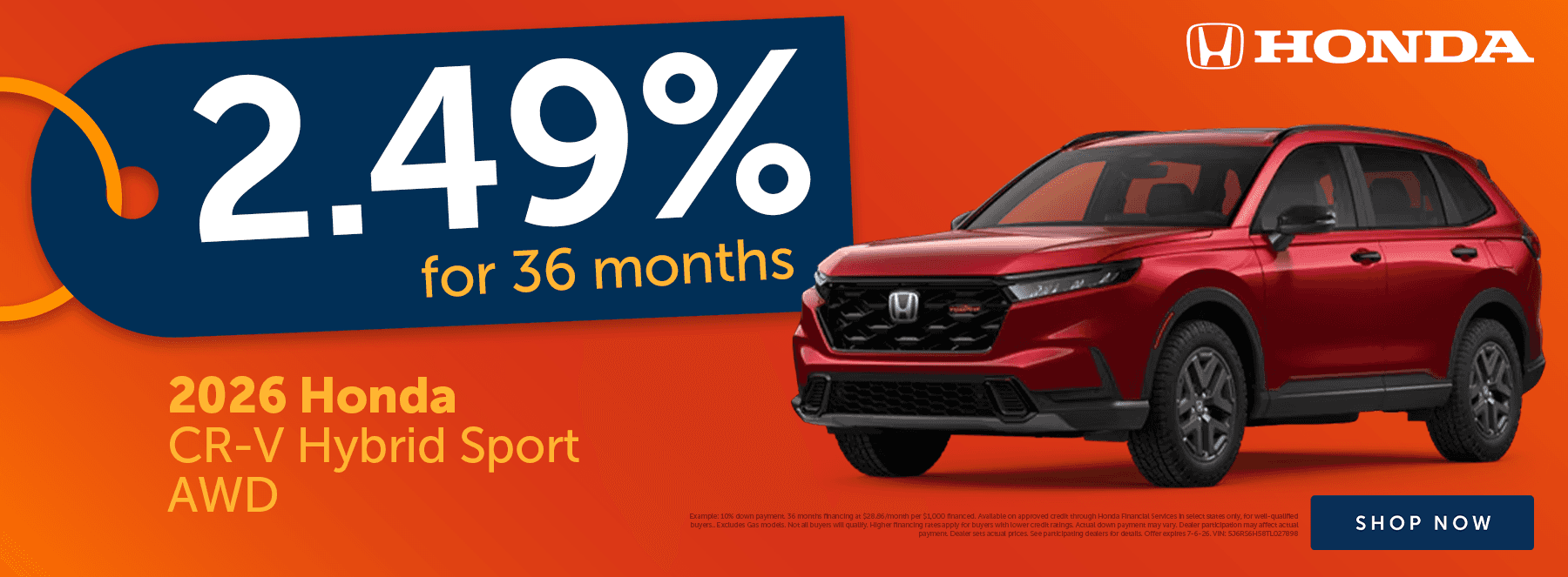 June CR-V Hybrid Offer