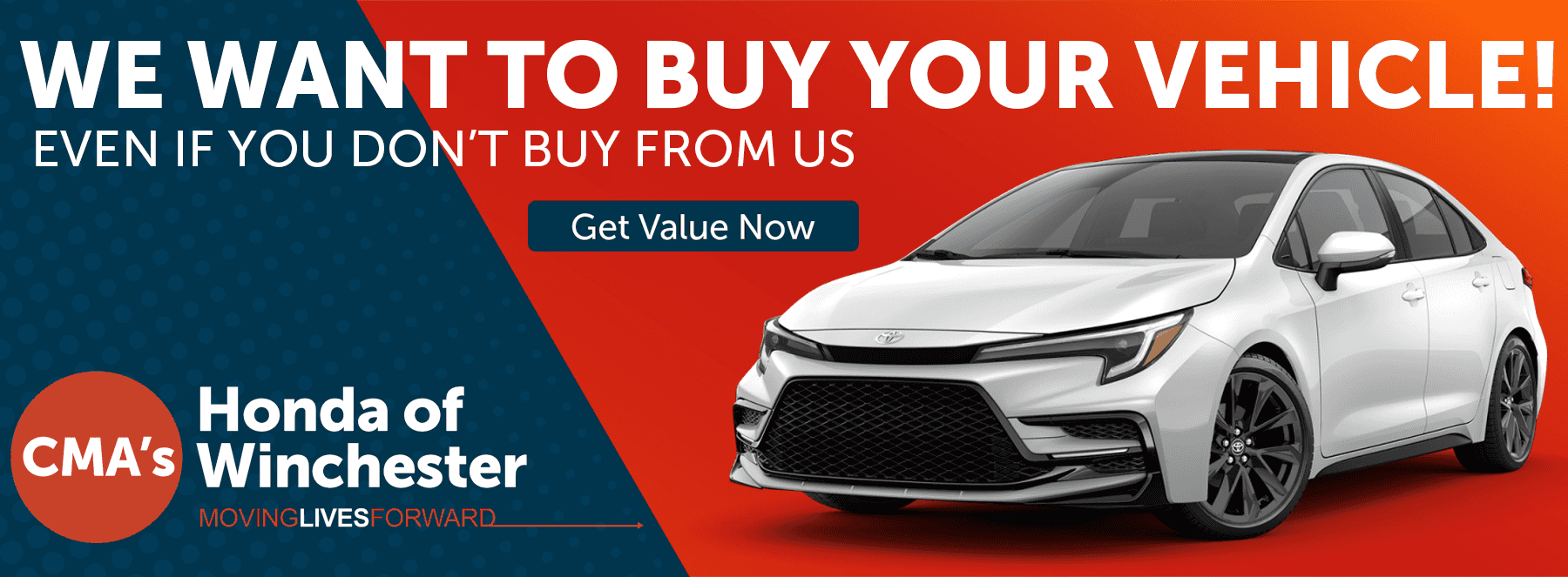 We want your car!