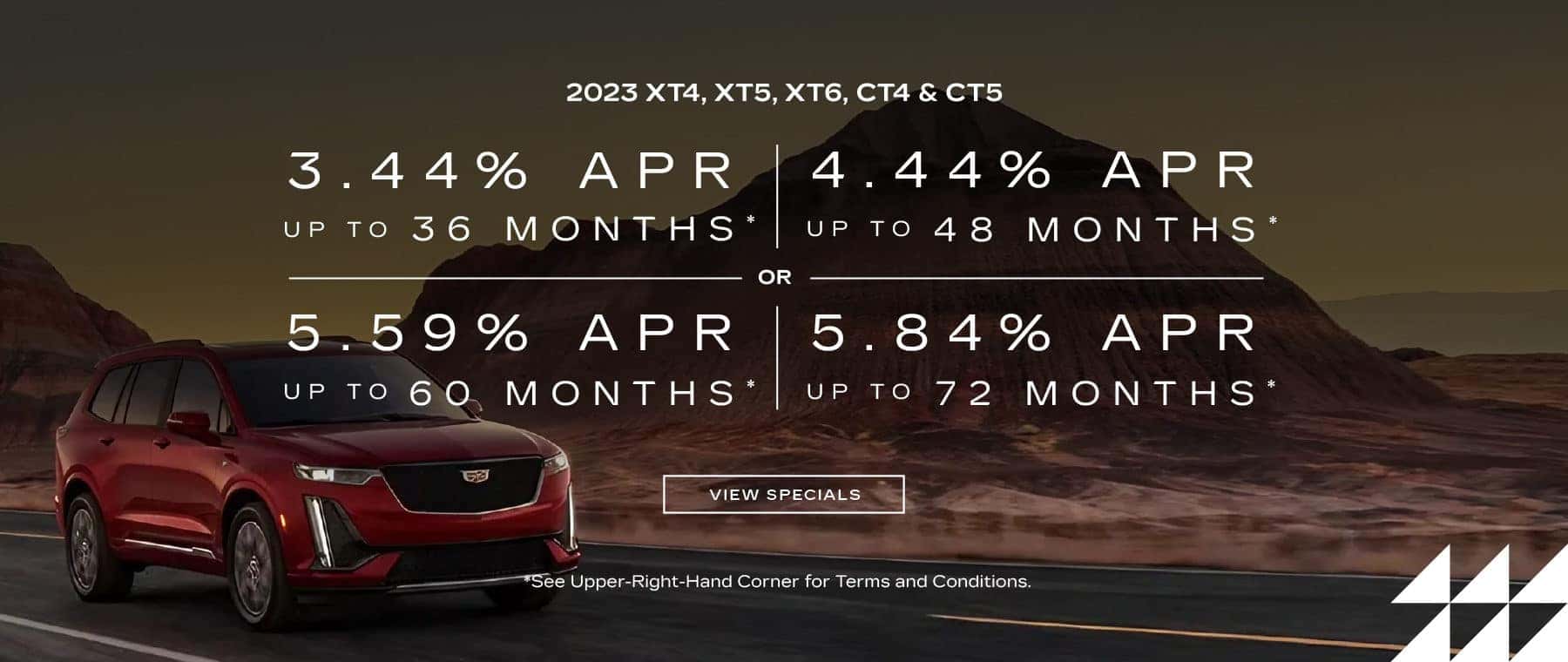 Special APR Offers on your Favorite Cadillac Models