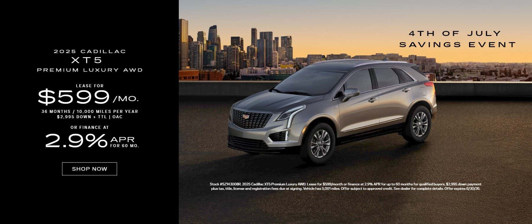 XT5 June Offer