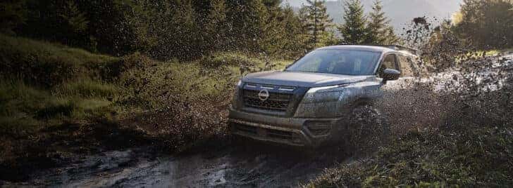 pathfinder driving near Lebanon