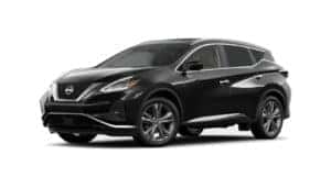 A black 2022 Nissan Murano is angled left.
