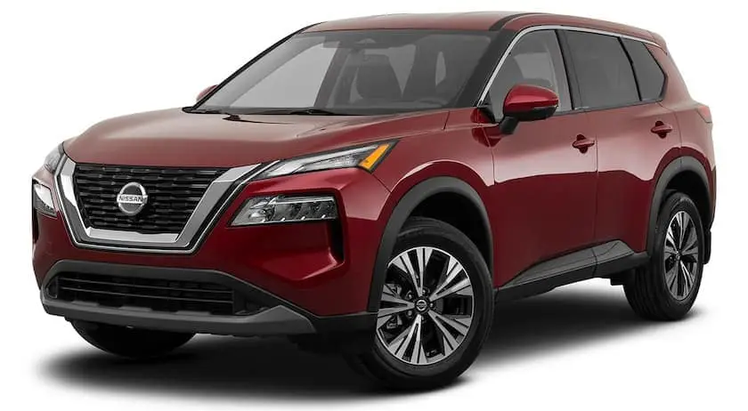 nissan red suv