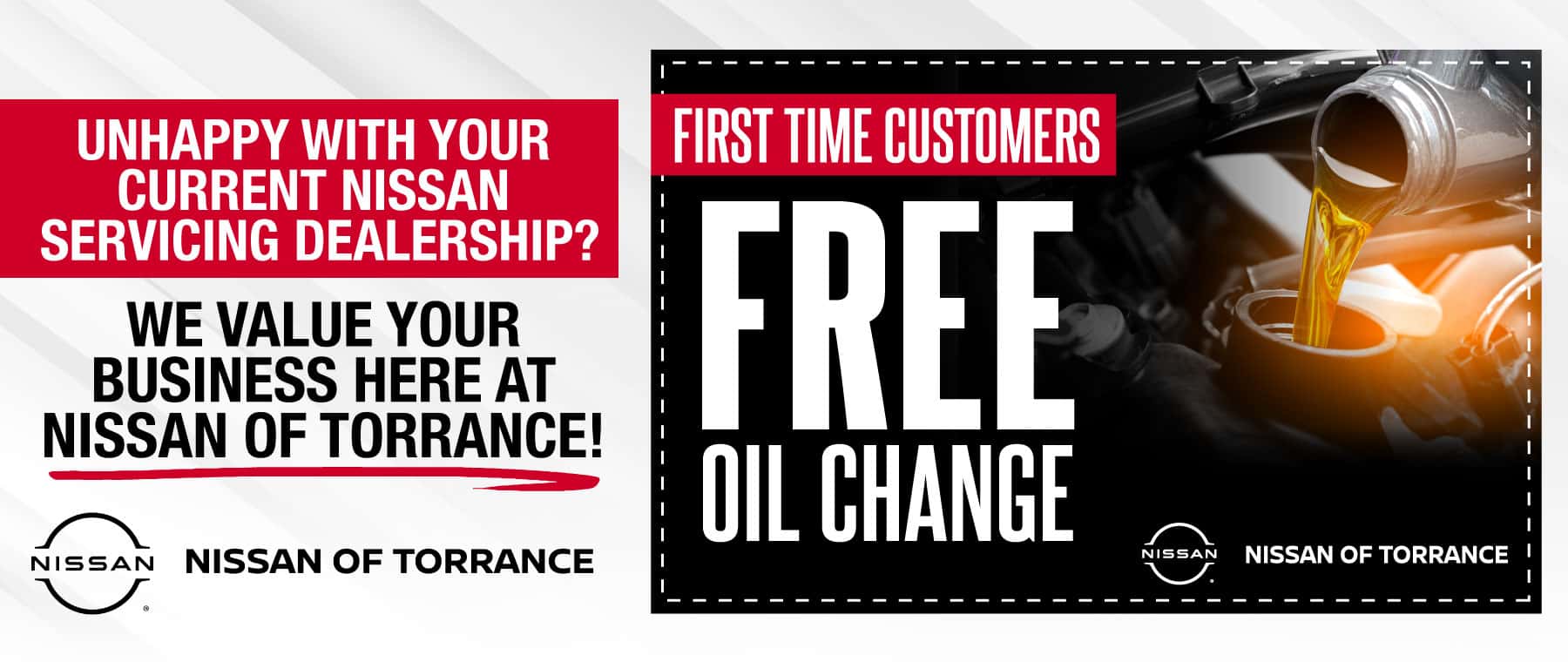 New Customer Oil Change