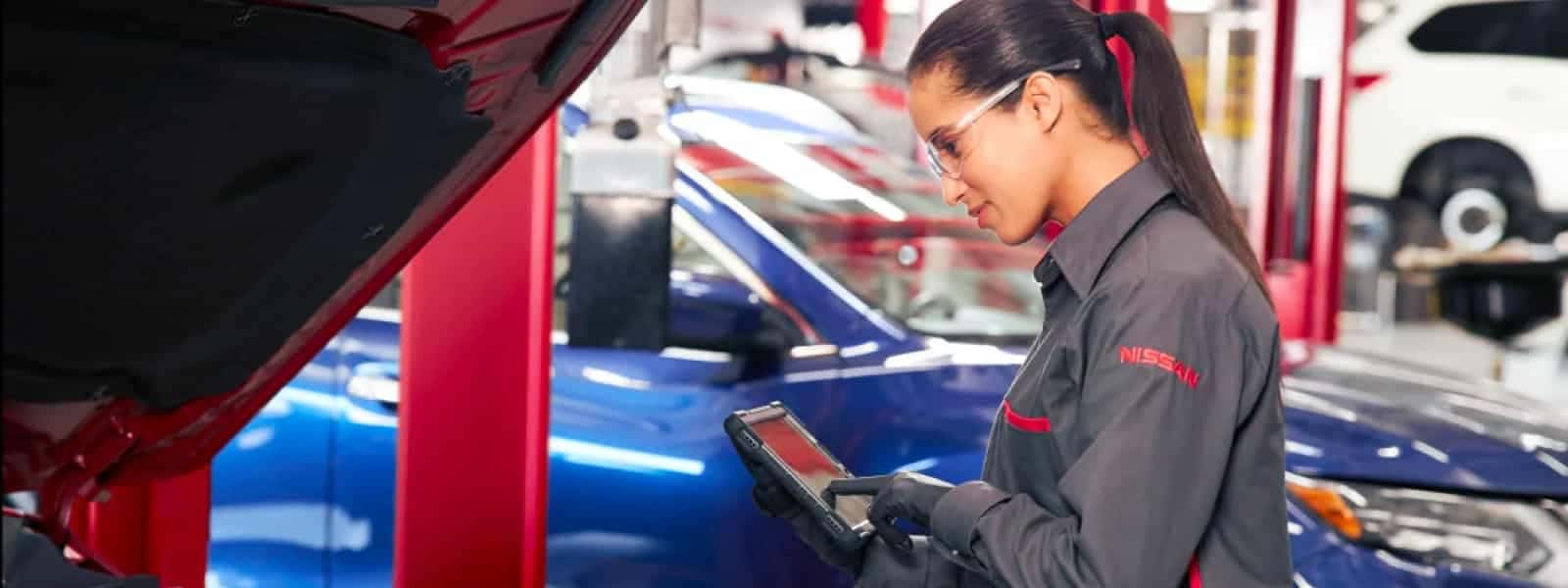 Nissan Certified Technician at Work