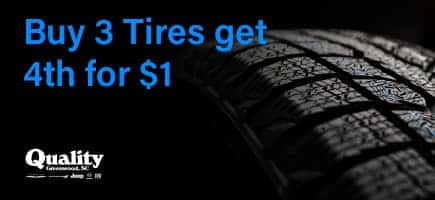 Buy 3 Tires get 4th for $1