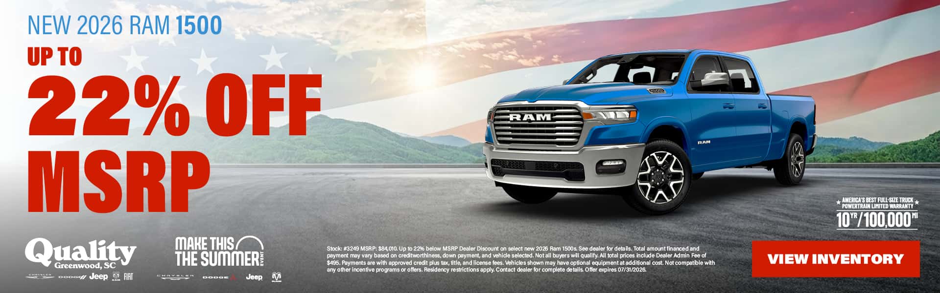 Get Up to 22% Off MSRP on a New Ram 1500