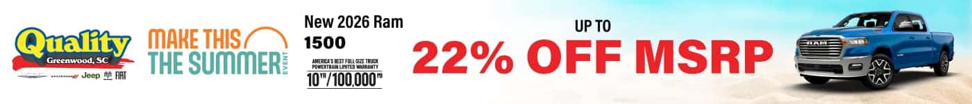 22% Off a Ram 1500