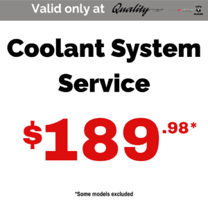 Coolant system service