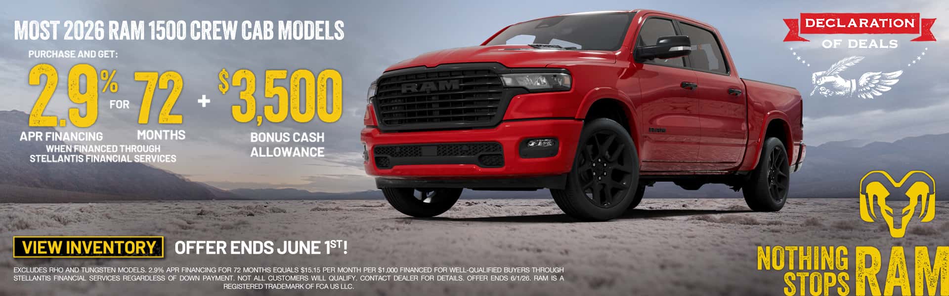 NAT-Ram-1500-2.9for72-CASH-May-DoD