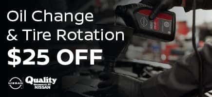 $25 off Oil Change & Tire Rotation