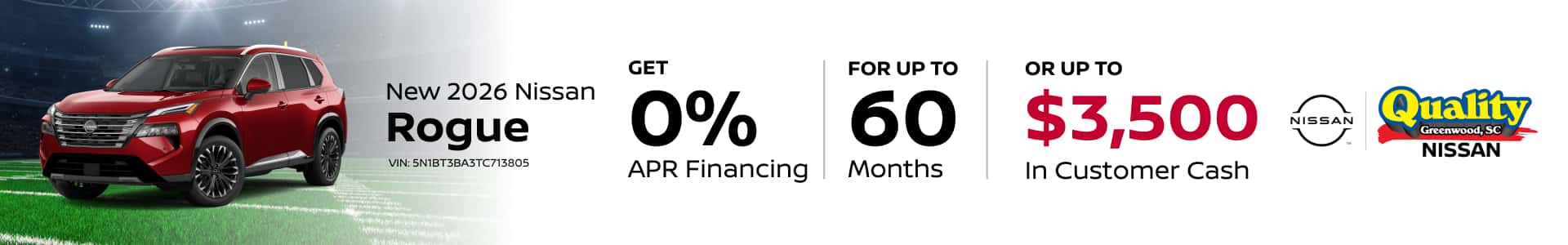0% Financing for up to 60 Months OR up to $3,500 Customer Cash