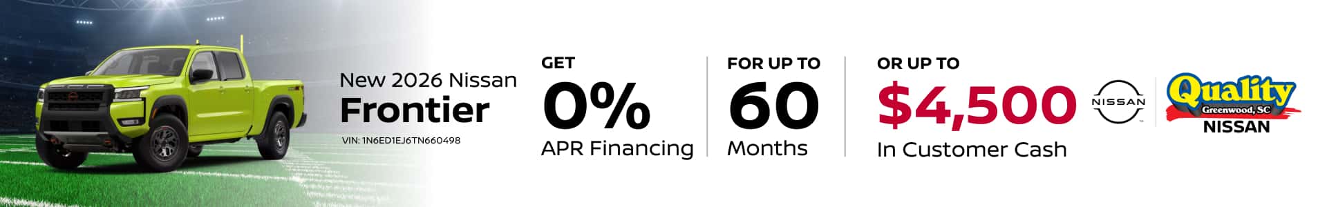 0% Financing for up to 60 Months OR up to $4,500 Customer Cash