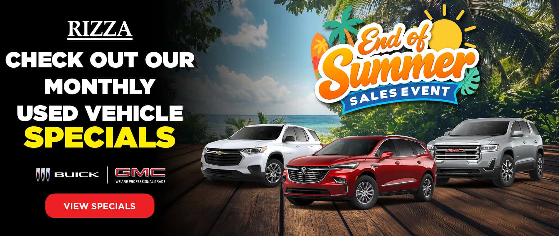 Monthly Used Vehicle Specials