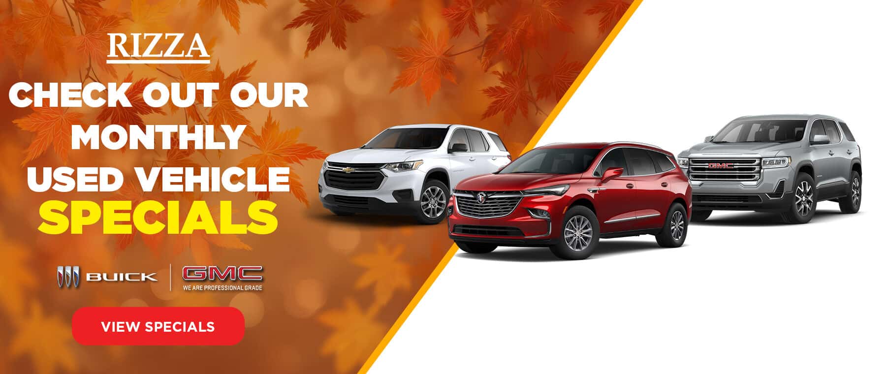 Monthly Used Vehicle Specials