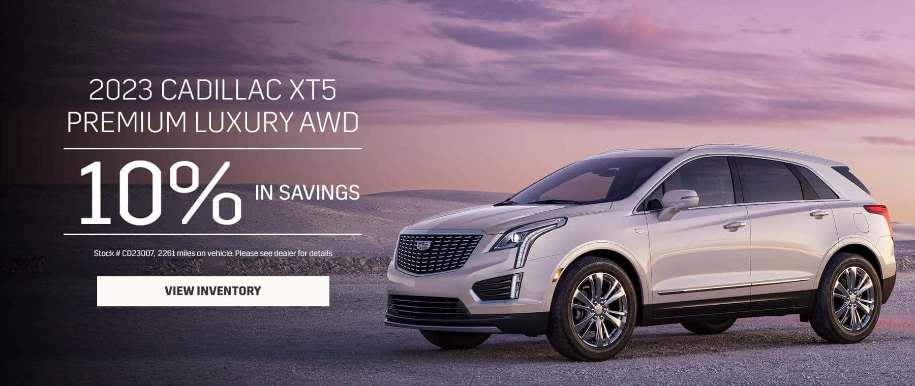 2023 Cadillac XT5 Premium Luxury AWD 10% savings