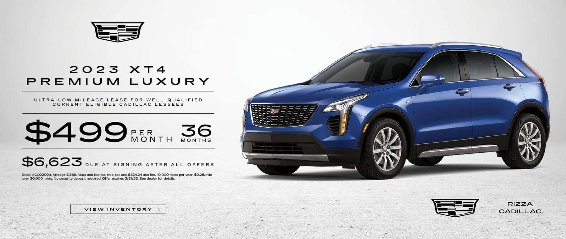 New Cadillac XT4