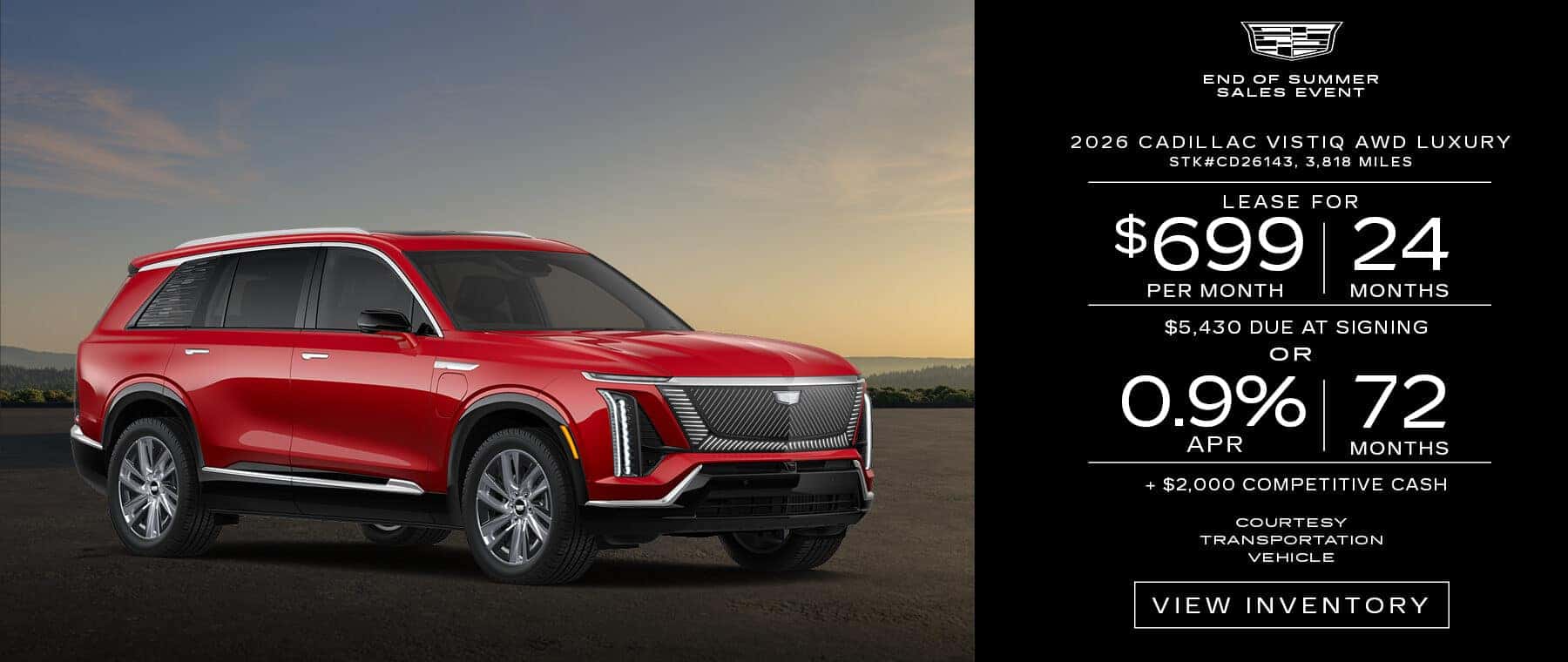 2026 Cadillac VISTIQ AWD Luxury