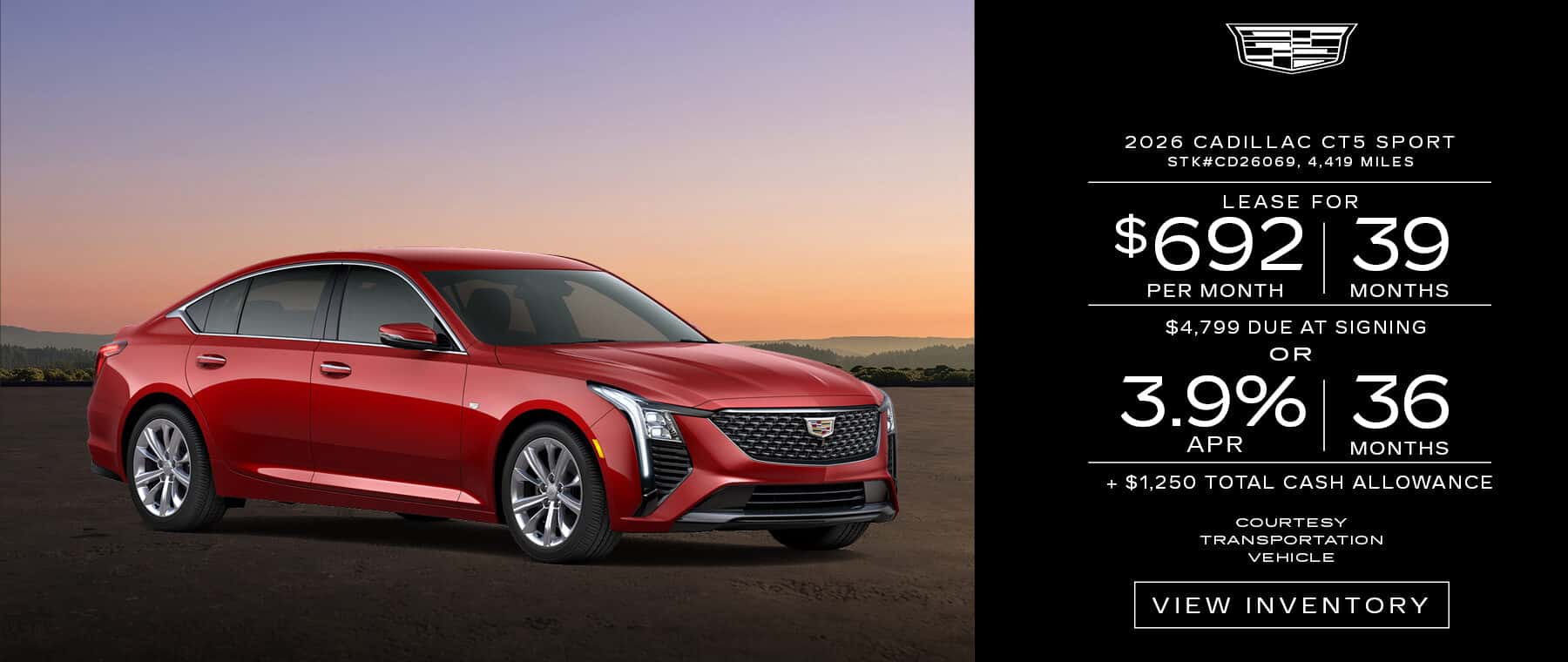 2026 Cadillac CT5 Sport