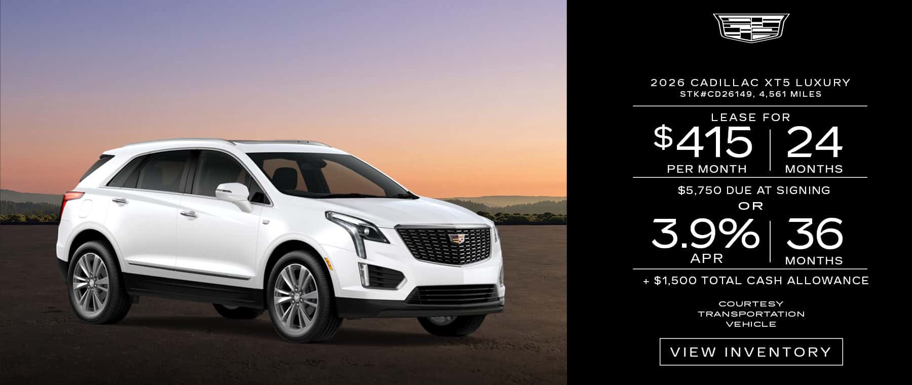 2026 Cadillac XT5 Luxury