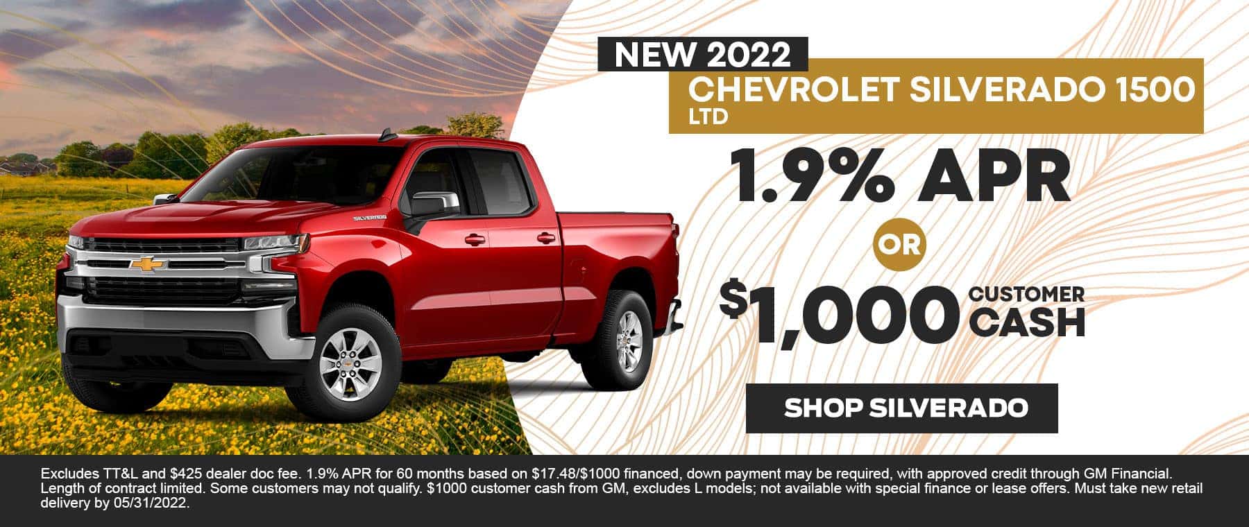 New 2022 Chevrolet Silverado 1500 LTD - 1.9% APR OR $1,000 Customer Cash