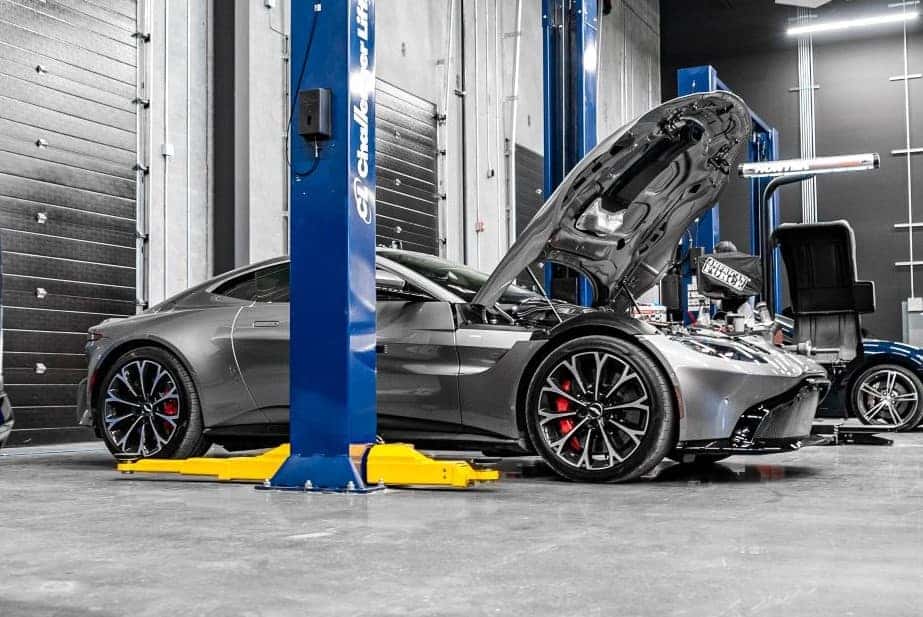 oil change servicing exotic luxury cars