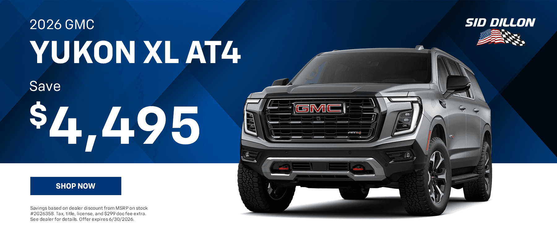 2026 GMC Yukon XL AT4