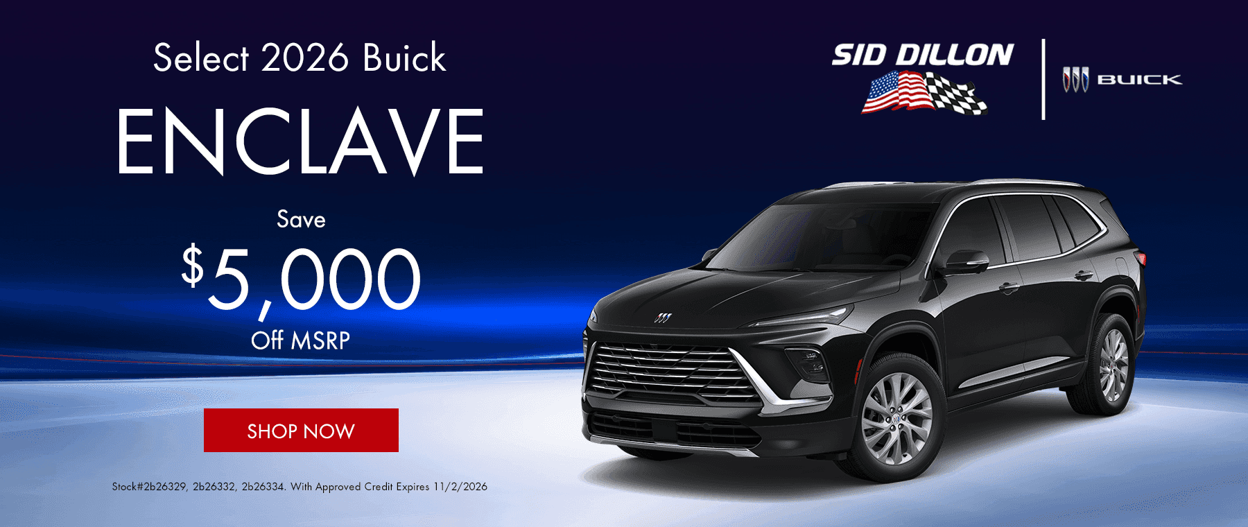 Select 2026 Buick Enclave