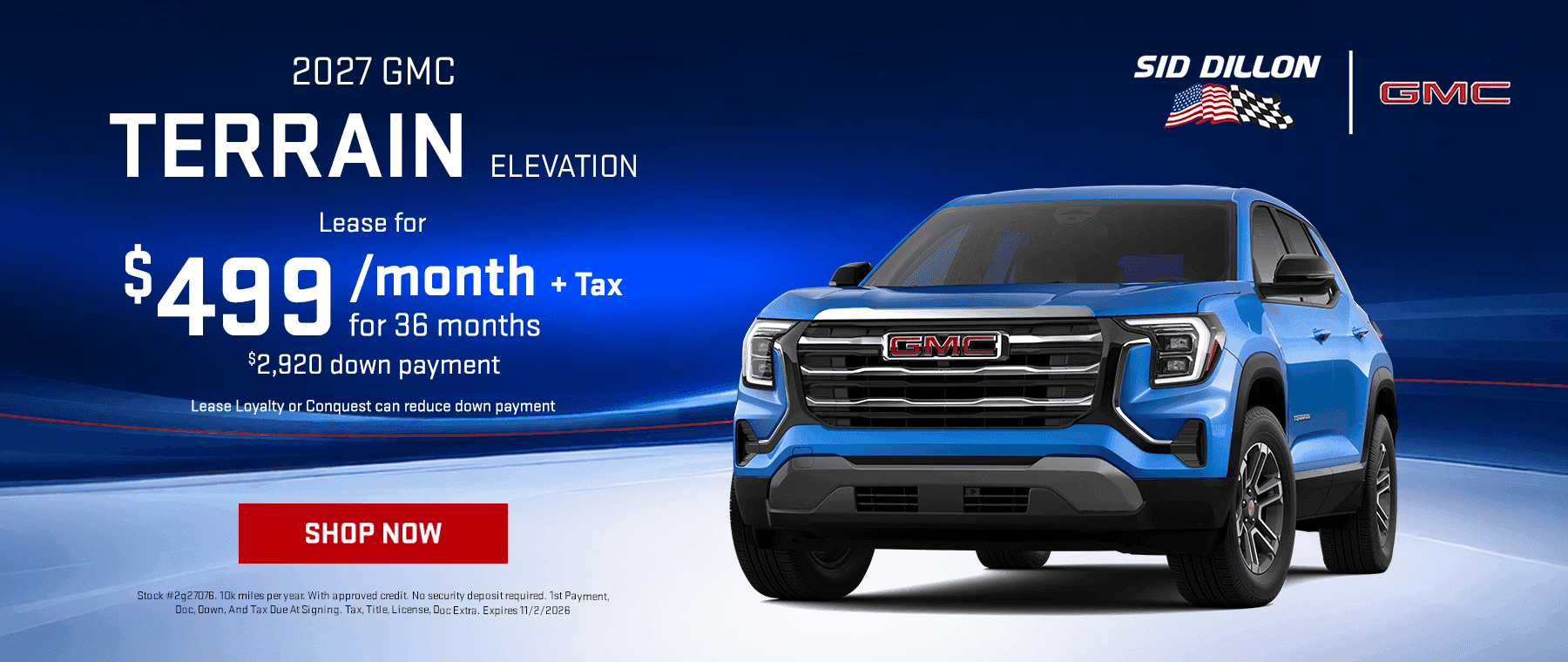 2027 GMC Terrain Elevation